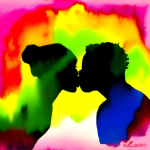 Black Lovers in Silhouette Black Love Supreme