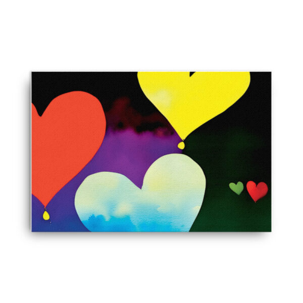 Hearts in the Sky Canvas